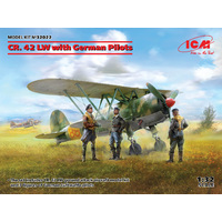 ICM 1/32 CR.42 w/ German Pilots Plastic Model Kit 32022