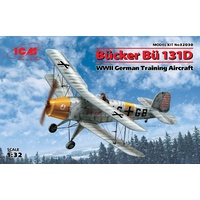 ICM 1/32 Bucker Bu 131D, WWII German Training Aircraft 32030 Plastic Model Kit