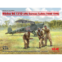 ICM 1/32 Bucker Bu 131D w/German Cadets (1939-45) 32034 Plastic Model Kit