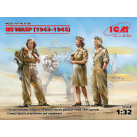 ICM 1/32 US WASP (1943-1945) 3 figures Plastic Model Kit 32108