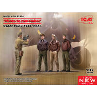 ICM 1/32 Photo in Memory Pilots of the US Air Force (1944-1945) Plastic Model Kit 32116