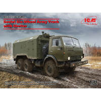 ICM 1/35 Six-Wheel Army Truck with Shelter Plastic Model Kit 35002