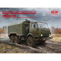 ICM 1/35 Soviet Six-Wheel Army Truck with Shelter Plastic Model Kit