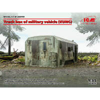 ICM Models 1/35 Truck Box of Military Vehicle (KUNG) Plastic Model Kit