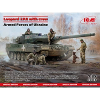 ICM 1/35 Leopard 2A6 of the Armed Forces of Ukraine with crew Plastic Model Kit