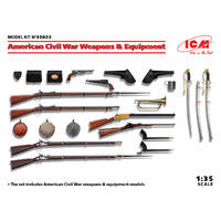 ICM 1/35 American Civil War Weapons & Equipment Plastic Model Kit 35022