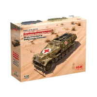ICM 1/35 Sd.Kfz.251/8 Ausf.A 'Krankenpanzerwagen' WWII German Ambulance Plastic Model Kit