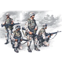 ICM 1/35 US Elite Forces in Iraq (4 Figures - 4 soldiers) Plastic Model Kit