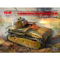 ICM 1/35 Leichttraktor Rheinmetall 1930, German Tank 35330 Plastic Model Kit