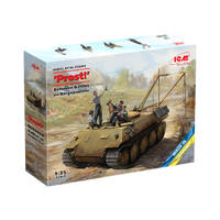 ICM 1/35 Prost Between Battles on Bergepanther Plastic Model Kit