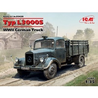 ICM 1/35 Type L3000S, WWII German Truck 35420 Plastic Model Kit