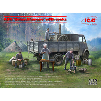 ICM 1/35 AHN Gulaschkanone with cooks Plastic Model Kit