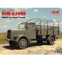 ICM 1/35 KHD A3000, WWII German Truck 35454 Plastic Model Kit