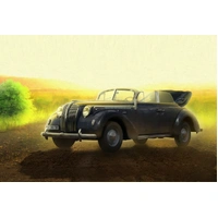 ICM 1/35 Admiral Cabriolet WWII German Staff Car with Figures Plastic Model Kit