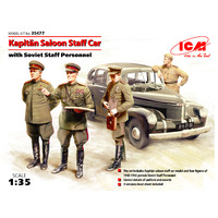 ICM 1/35 Kapitan Saloon Staff car w/personnel Plastic Model Kit 35477