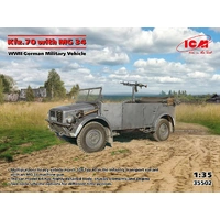 ICM 1/35 Kfz.70 with MG 34 WWII German Military Vehicle Plastic Model Kit