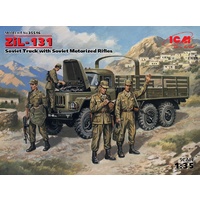 ICM 1/35 ZiL-131, Soviet Truck with Soviet Motorized Rifles 35516 Plastic Model Kit