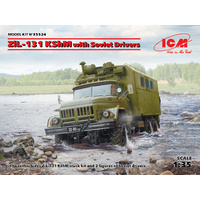 ICM 1/35 ZiL-131 KShM w/ Soviet Drivers 35524 Plastic Model Kit