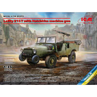 ICM Models 1/35 Laffly V15T with Hotchkiss machinegun Plastic Model Kit