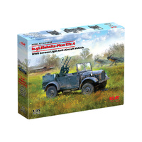 ICM 1/35 Iegl.Einheitz-Pkw Kfz.4 AA-vehicle Plastic Model Kit 35584