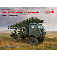 ICM 1/35 BM-13-16 on W.O.T. 8 chassis MLRS Plastic Model Kit 35591