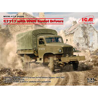 ICM 1/35 G7117 with Soviet Drivers Plastic Model Kit 35594