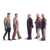 ICM 1/35 Stalin & Co (5 Figures) Plastic Model Kit