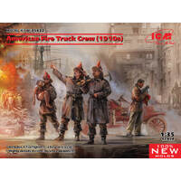 ICM 1/35 American Fire Truck Crew (1910s) Plastic Model Kit 35622