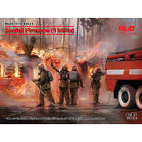 ICM 1/35 Soviet Firemen (1980s) Plastic Model Kit 35623