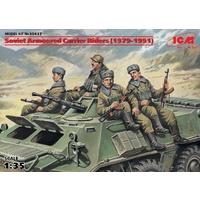 ICM 1/35 Soviet Armored Carrier Riders (1979-1991), (4 figures) 35637 Plastic Model Kit