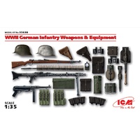ICM 1/35 WWII German Infantry Weapons and Equipment 35638 Plastic Model Kit