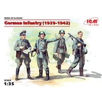 ICM 1/35 German Infantry (1939-1942) (4 figures) 35639 Plastic Model Kit