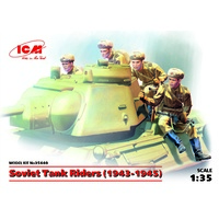 ICM 1/35 Soviet Tank Riders (1943-1945) (4 figures) 35640 Plastic Model Kit