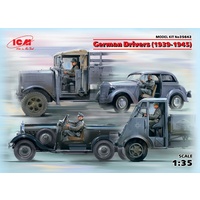 ICM 1/35 German Drivers (1939-1945) (4 figures) 35642 Plastic Model Kit