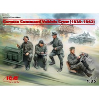 ICM 1/35 German Command Vehicle Crew (1939-1942) (4 figures) 35644 Plastic Model Kit