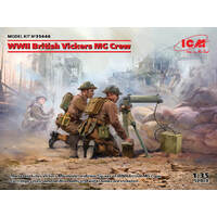 ICM 1/35 WWII Brit.Vickers MG crew (2 fig) Plastic Model Kit 35646