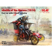 ICM 1/35 "Battle of the Marne" (1914) Taxi car with French Infantry Plastic Model Kit