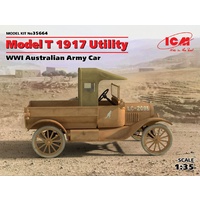 ICM 1/35 Model T 1917 Utility, WWI Australian Army Car 35664 Plastic Model Kit