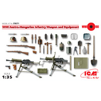 ICM 1/35 WWI Austro-Hungarian Infantry, Weapon and Equipment 35671 Plastic Model Kit