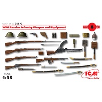 ICM 1/35 WWI Russian Infantry Weapon and Equipment 35672 Plastic Model Kit