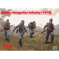 ICM 1/35 Austro-Hungarian Infantry (1914) (4 figures) 35673 Plastic Model Kit