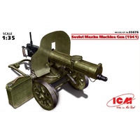 ICM 1/35 Soviet Maxim Machine Gun (1941) 35676 Plastic Model Kit