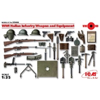 ICM 1/35 WWI Italian Infantry Weapon and Equipment 35686 Plastic Model Kit