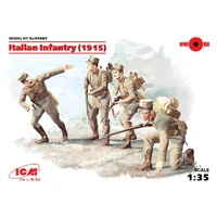 ICM 1/35 Italian Infantry (1915) (4 Figures) Plastic Model Kit