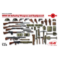 ICM 1/35 WWI US Infantry Weapon and Equipment 35688 Plastic Model Kit