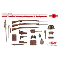 ICM 1/35 WWI Turkich Infantry Weapons & Equipment 35699 Plastic Model Kit