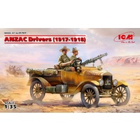 ICM 1/35 ANZAC Drivers (1917-1918) (2 figures) 35707 Plastic Model Kit