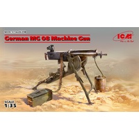 ICM 1/35 German MG08 Machine Gun 35710 Plastic Model Kit