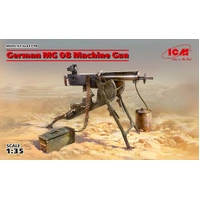 ICM 1/35 German MG08 Machine Gun 35710 Plastic Model Kit