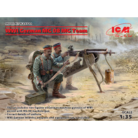 ICM 1/35 WWI German MG08 MG Team (2) 35711 Plastic Model Kit